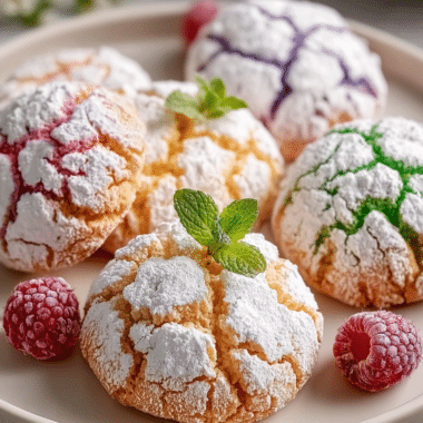 Delightful Springtime Crinkle Cookies for Sweet Moments