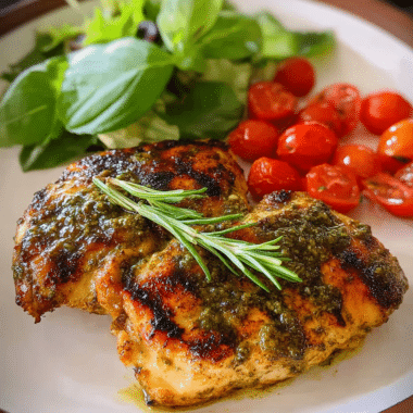 Grilled Pesto Chicken Recipe