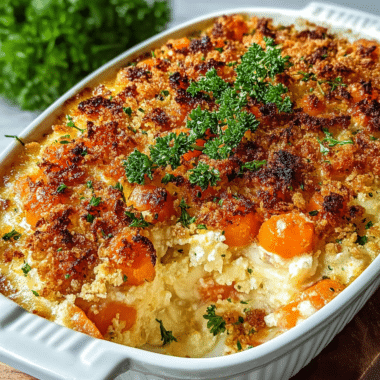 Irresistible Carrots Au Gratin With a Spicy Crunch Topping