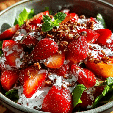 Irresistible Strawberry Crackle Salad