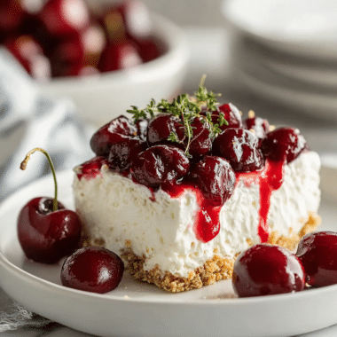 No Bake Cherry Delight Recipe That’s Creamy and Easy